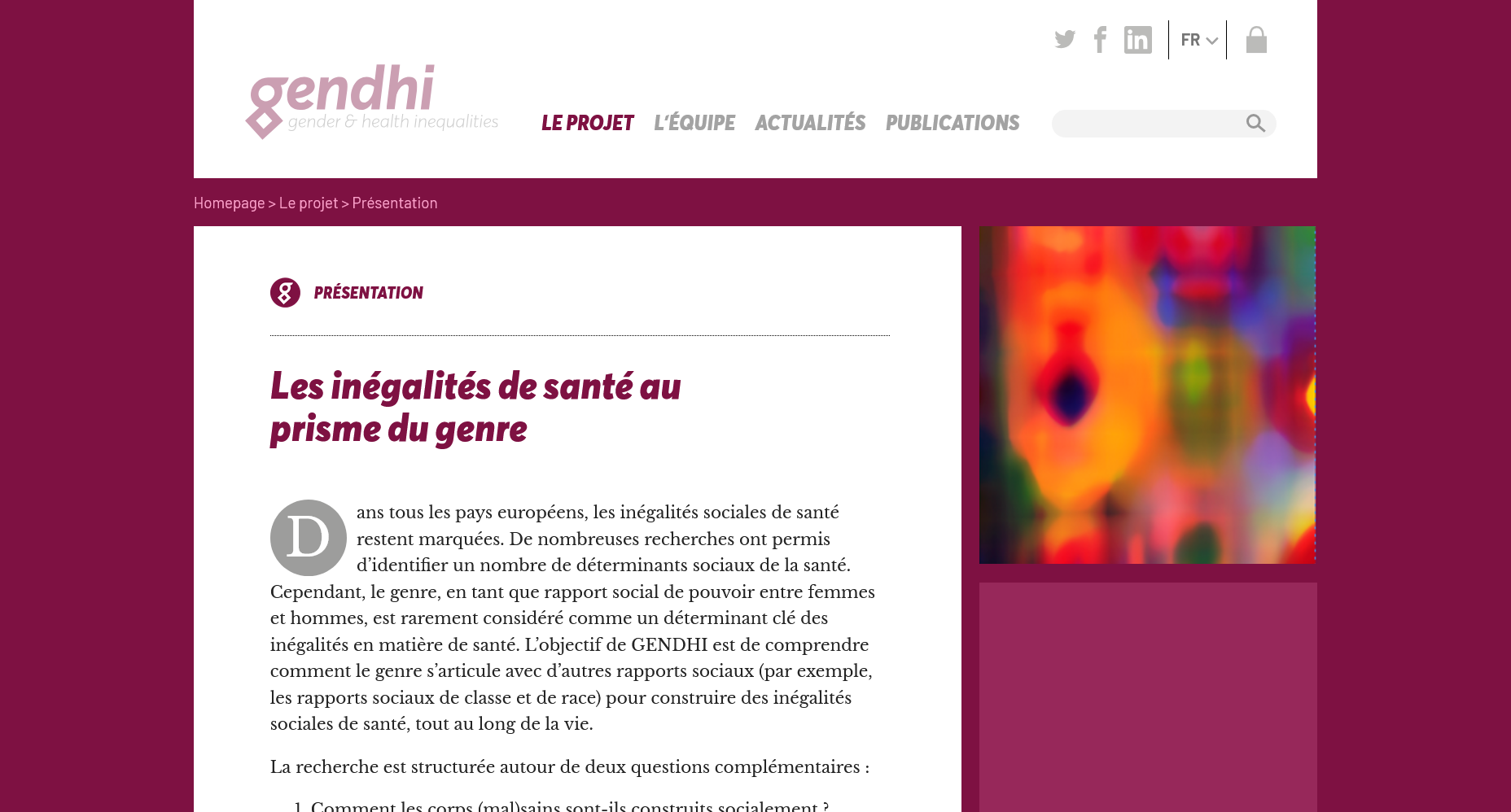 Les inégalités de santé au prisme du genre