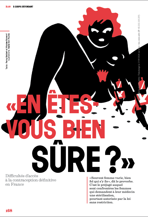 « En êtes-vous bien sûre ? » Difficultés d’accès à la contraception définitive en France